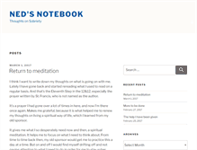 Tablet Screenshot of nedsnotebook.com